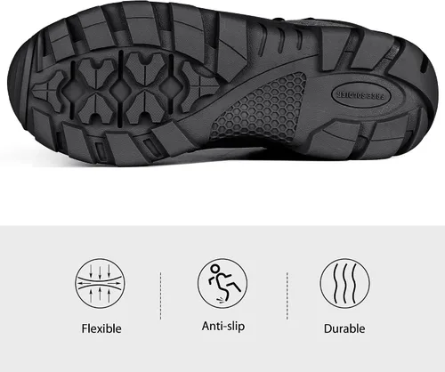 Miniatura 4 de FREE SOLDIER Men's Waterproof Hiking Boots Military Tactical Boots for Men Outdoor Lightweight Work Boots