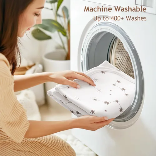 Miniatura 4 de Almohadilla de cama impermeable para bebé, lavable, reutilizable, de 31"x40" grande, protector de colchón para niños pequeños, almohadillas