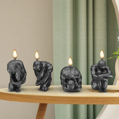 Miniatura 2 de Molde de silicona para cuerpo humano 3D - Molde grande de yeso de jabón para velas de chocolate con fondant