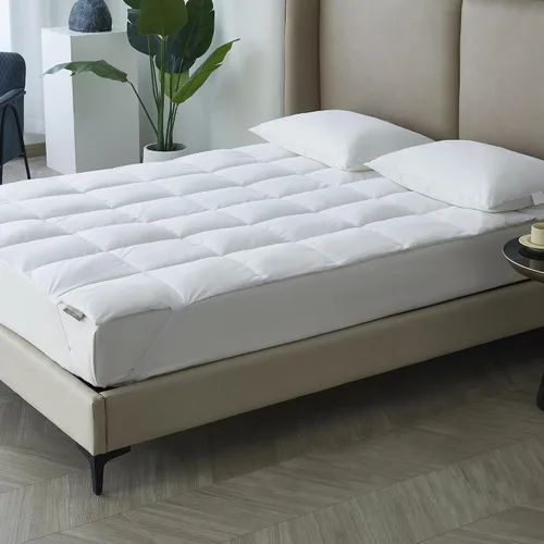 Kathy Ireland Brrr Pro Cooling Tencel - Cubrecolchón acolchado tamaño California King, 300 hilos Tencel Lyocell/poliéster relleno de colchón,