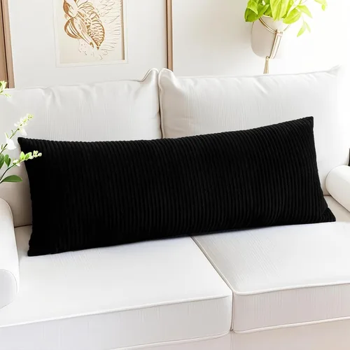 Miniatura 127 de Artscope Fundas de Almohada de Pana a Rayas Acogedoras Súper Suaves Decorativas Cuadradas Fundas de Cojín para Sofá Sillón Dormitorio Decoración