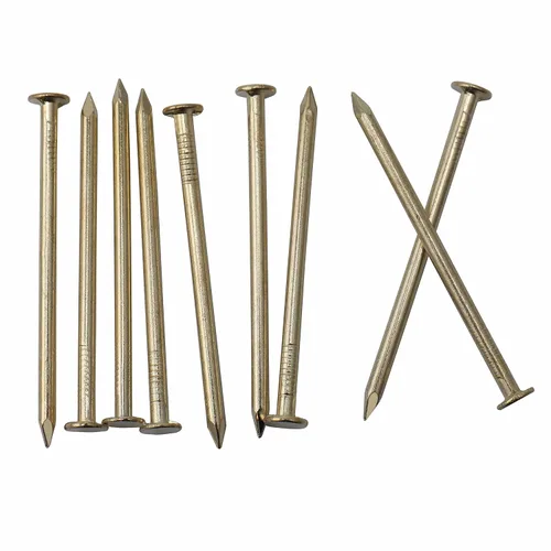 Miniatura 9 de 240 piezas de clavos de ferretería dorados, clavos de madera chapados en latón de 1-1/2" × 14 Ga, clavos para colgar decoración de pared, clavos