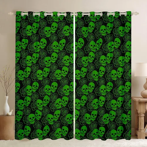 Miniatura 46 de Feelyou Cortinas opacas abstractas modernas de arte abstracto para dormitorio, sala de estar, niños, patrón rojo, gris, negro, patrón de Multi 05
