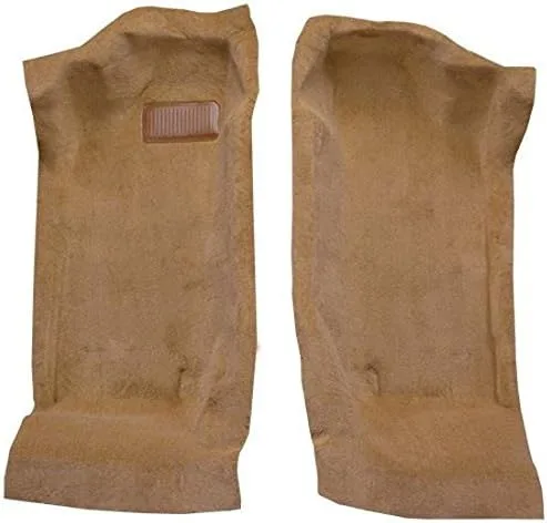 ACC Alfombra de marca compatible con Pontiac Fiero 1984 a 1988 (801-pelo de felpa negra cortada)