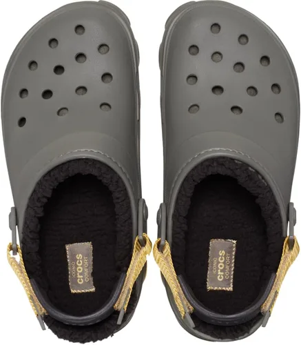 Miniatura 3 de Crocs - Zuecos unisex para adultos, todo terreno, con forro y correa de talón ajustable Oliva polvorienta