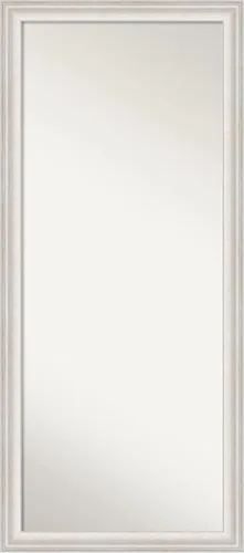Miniatura 9 de Amanti Art Espejo blanco de longitud completa, 66 x 30 pulgadas, para gabinete, color blanco, espejo de pared de cuerpo entero para vestirse, marco