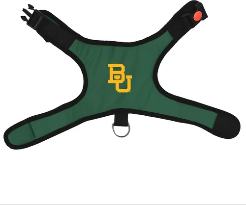 Baylor Bears - Arnés de chaleco para perro y gato, acolchado de alta calidad, con bloqueo de seguridad, talla M