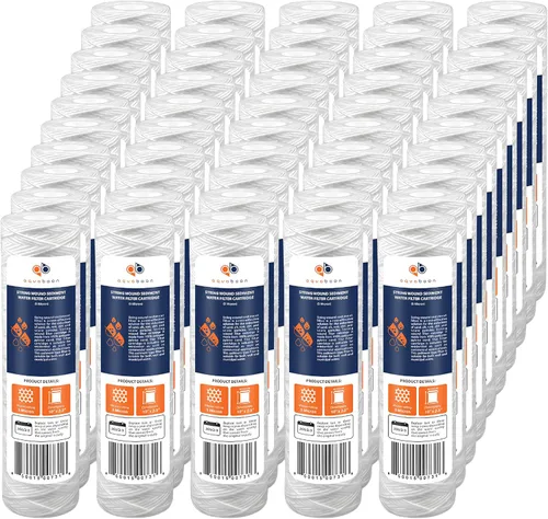 Miniatura 9 de Aquaboon Whole House - Cartucho de filtro de agua para sedimentos de heridas de 5 micras, 10 x 2.5 pulgadas, compatible con filtro de agua de pozo