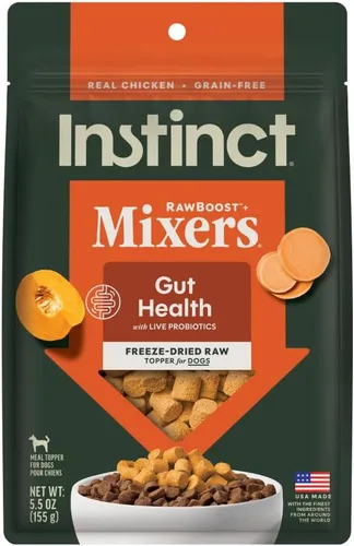 Miniatura 12 de Instinct Raw Boost Mixers Multivitamínico para Perros Adultos Aderezo de Comida Liofilizada, Bolsa de 5.5 oz