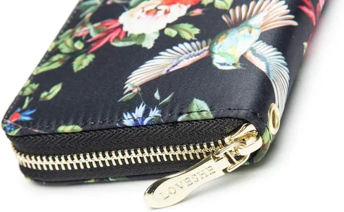 Miniatura 184 de Cartera de mano para mujer, estilo bohemio, con RFID, elegante, espaciosa con correa para viajes, capacidad para tarjetas, teléfono, dinero