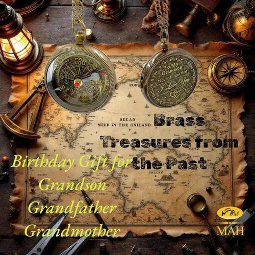 Miniatura 5 de Brass Compass Gift to My Son Never Forget I Love You, Sentimental Keepsake from Mom Dad Grandparents, Inspirational Guidance Compass Gift for Son