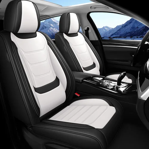 Miniatura 14 de Fundas de asiento de cuero para Toyota RAV4 1999-2026, transpirables, impermeables, elegantes, accesorios interiores de automóviles