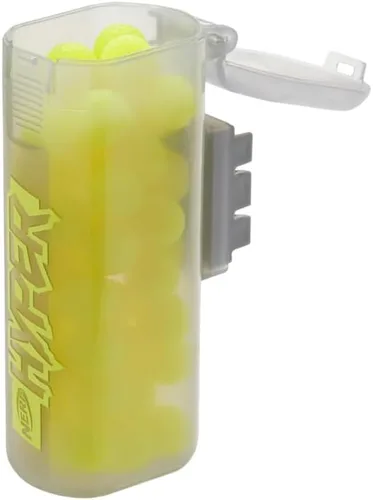 Miniatura 3 de Nerf Hyper 50 - Recipiente de repuesto redondo, incluye 50 Hyper Rondas y bote de recarga, se fija a Hyper Blasters, regalos para adolescentes