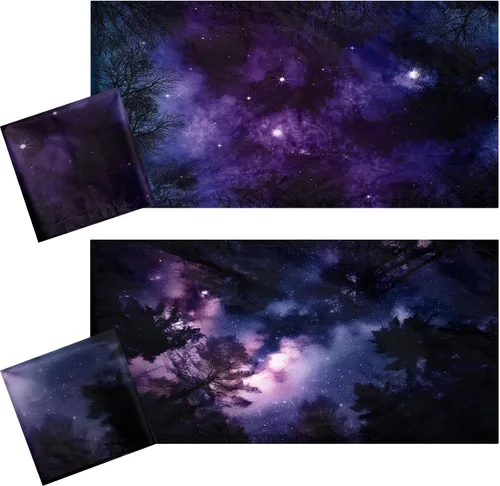 Miniatura 10 de Tujoe 2 cubiertas de luz fluorescente para luces de techo de 4 x 2 pies, filtros de luz fluorescente, cubiertas magnéticas para cubículos