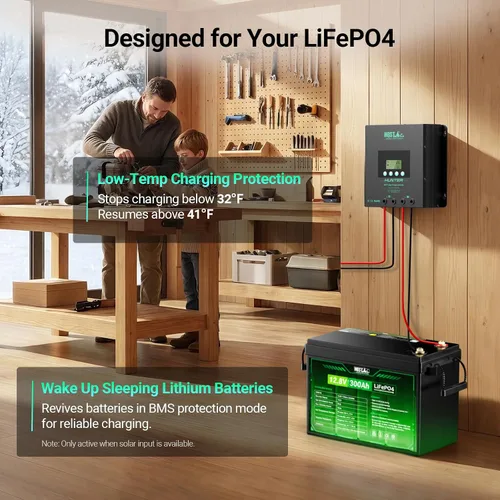 Miniatura 3 de HQST Controlador de carga solar MPPT de 60 A, auto de 12 V/24 V/36 V/48 V, entrada fotovoltaica máxima de 150 V, aplicación Bluetooth inteligente