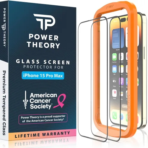 Miniatura 9 de Power Theory Protector de pantalla para iPhone 14 Pro Max, pantalla de vidrio templado de alta calidad para una máxima protección en tu iPhone 14