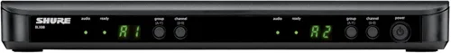 Miniatura 4 de Sistema de micrófono inalámbrico Shure BLX188/CVL - Vida de batería de 14 horas, rango de 300 pies, UHF Incluye (2) micrófonos Lavalier, receptor