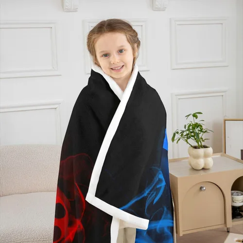 Miniatura 145 de Manta Throw con Estampado Egipcio Dorado Estilo Antiguo Egipto Manta Sherpa Patrón de Jeroglíficos del Antiguo Egipto Manta de Vellón para Niños