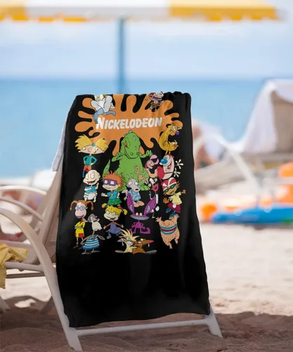 Miniatura 2 de LOGOVISION Nickelodeon - Toalla de playa, 30 x 60 pulgadas, Nick Splat Group toalla de playa