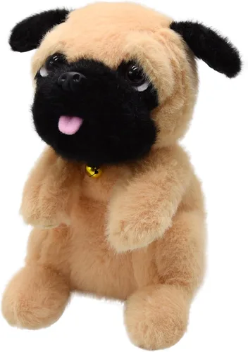 Miniatura 8 de Adorable animal de peluche de Beagle ultrasuave y esponjoso, peluche de perro pequeño con lengua rosa diminuta que asoma, regalos encantadores