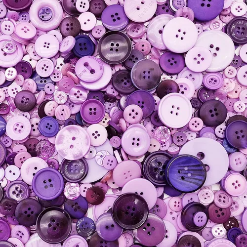 Miniatura 8 de 1600 botones negros de varios tamaños para manualidades, surtido de botones de manualidades mixtos a granel