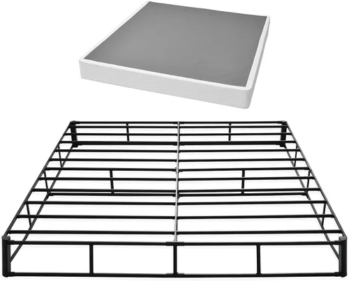 Miniatura 10 de VEVOR Base de cama tamaño Queen con tela lavable, marco de metal resistente para cama Queen, base de colchón de 4 pulgadas, capacidad máxima
