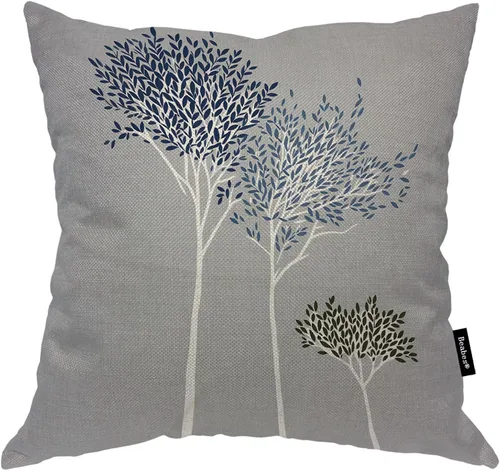Miniatura 37 de Fundas de almohada de pintura artística, líneas abstractas amarillas y grises, fundas de almohada suaves, funda de cojín para sala de estar, cama