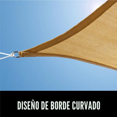 Miniatura 8 de GORILLA GRIP Toldo rectangular resistente con protección UV, resistente a la decoloración, desgarros y al óxido, bordes curvos que bloquean la luz