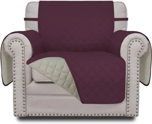 Miniatura 128 de Easy-Going - Funda para sofá, futón y sillón sin reposabrazos, reversible, resistente al agua, para mascotas y niños (azul oscuro/azul claro)