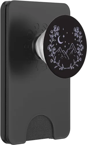 Miniatura 7 de Púrpura-Lavanda - PopSockets de montaña con estampado floral bohemio PopGrip intercambiable