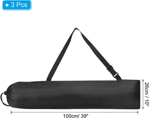 Miniatura 2 de PATIKIL Bolsa de repuesto para silla de campamento de 38 x 10 pulgadas, paquete de 3 bolsas de nailon plegables para silla de campamento, bolsa