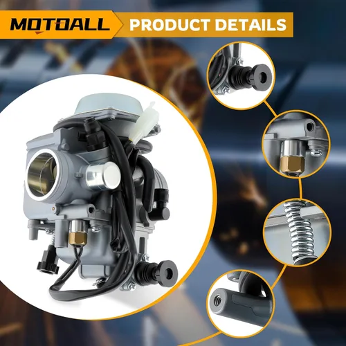 Miniatura 4 de MOTOALL Carburador TRX350 para Honda Rancher 350 TRX350 350ES 350FE 350FMTE 350TM 2000-2006 Carb