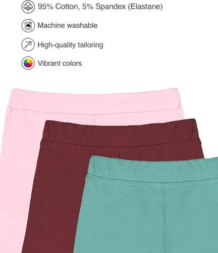 Miniatura 68 de Lilax Pantalones cortos de baile básicos y suaves para niñas para gimnasia o debajo de las faldas