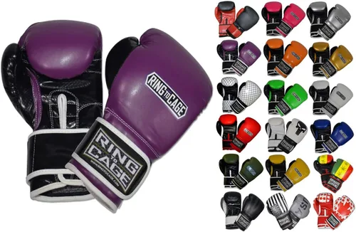 Miniatura 17 de Guantes de boxeo para entrenamiento de gimnasio Verde neón/negro