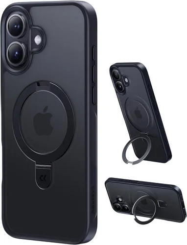 Miniatura 25 de CASEKOO- Funda para iPhone 15 c/soporte magnético invisible [protecc. militar contra caídas] [compatible c/MagSafe], a prueba de impactos, delgada