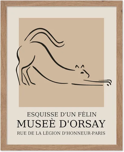 Miniatura 14 de Poster Master Póster Vintage – Impresión Retro de Dachshund – Arte de Perro – Dibujo Lineal – Arte de Boceto – Regalo para Niños, Niñas y Amantes