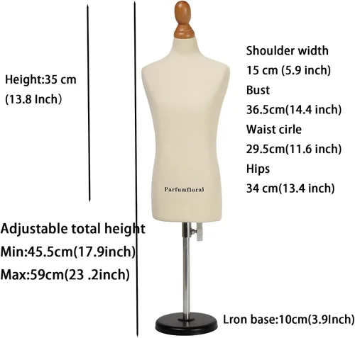 Miniatura 2 de Maniquí de forma de vestido masculino
