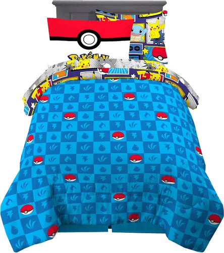 Miniatura 443 de Franco - Juego de edredón y sábanas supersuaves con funda, para niños, 7 piezas, tamaño matrimonial, Five Nights At Freddy's Cinco noches en Freddy's