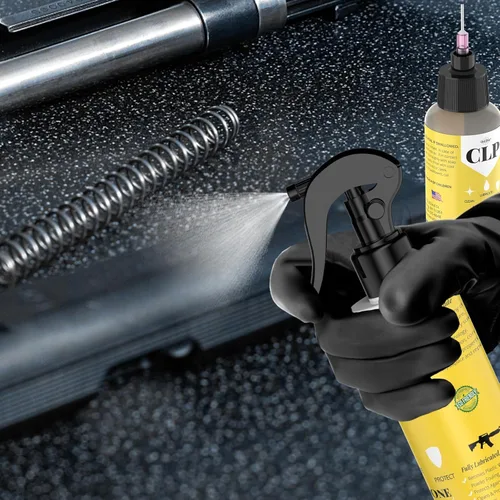 Miniatura 5 de Aceite de pistola de 8 onzas y 1 onza lubricante para pistola engrasadora, kit de limpieza multiusos para pistola protectora, limpiador y lubricante