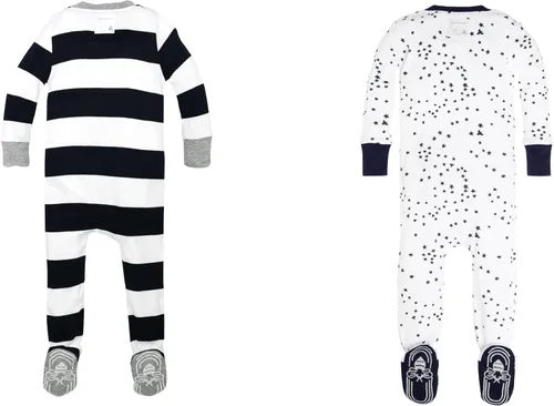 Miniatura 2 de Burts Bees - Paquete de 2 pijamas antideslizantes para bebés y niños