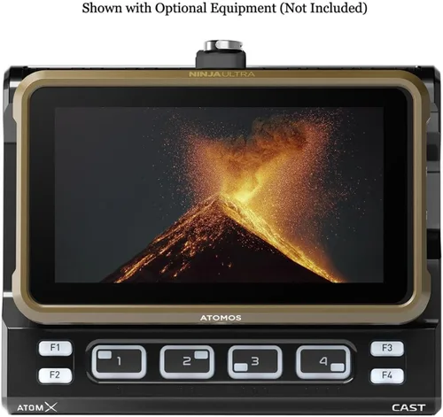 Miniatura 3 de Atomos Ninja Ultra - Grabador de monitor HDR de 5.2 pulgadas, paquete con 2 baterías NP-F550 y kit de placas base de pantalla LCD de cargador
