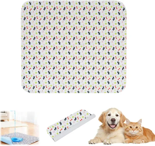 Miniatura 6 de Almohadillas lavables para orina para perros con feromonas, almohadillas reutilizables para cachorros, lavables para perros y gatos