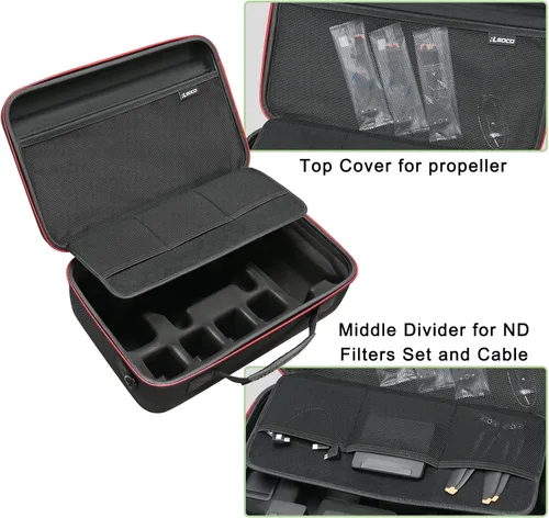 Miniatura 5 de RLSOCO Funda rígida para DJI Mavic 3 Classic/Mavic 3 Cine Fly More Combo - Compatible con: Mavic 3 Body, RC Pro o DJI RC Controller, baterías, Funda