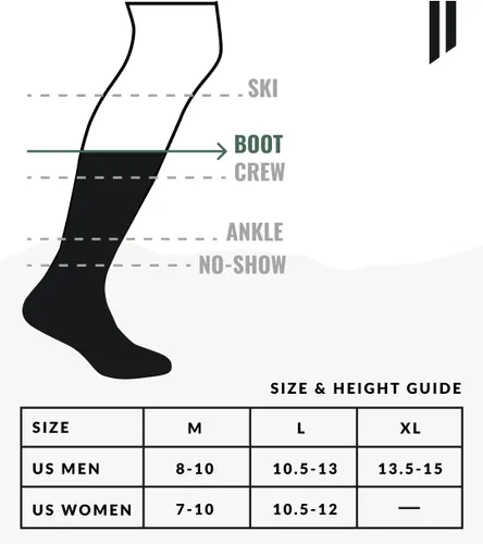 Miniatura 2 de HOLLOW Calcetines para botas de alpaca para hombres y mujeres, caza, senderismo, ciclismo, al aire libre, diseñados para comodidad y rendimiento