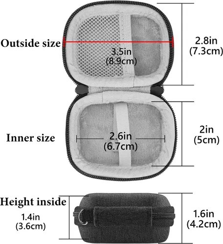 Miniatura 4 de Geekria Shield - Funda para auriculares compatible con JBL Vibe Beam 2/Buds 2, Tune 130NC/230NC/Flex, bolsa de transporte de viaje de repuesto