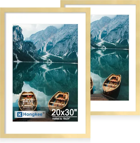 Miniatura 202 de Hongkee - Juego de 2 marcos de fotos, HK042515-MD5.5X8.5-BK(2PK)