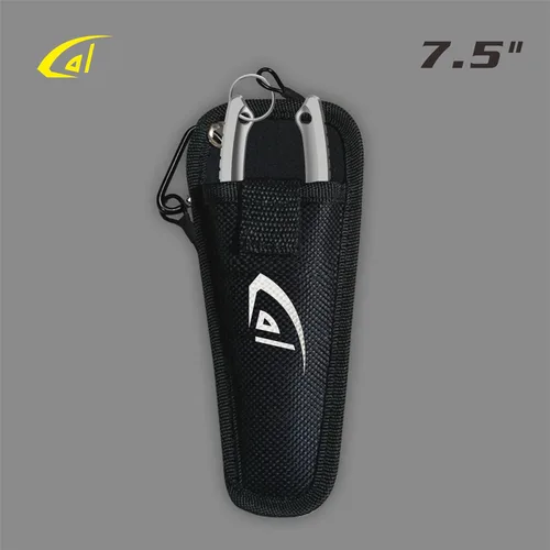 Miniatura 5 de danco Cortador de pesca central de aluminio de 7.5 "con funda, línea de pesca y cortador de alambre, seguro para agua salada, pesca de agua
