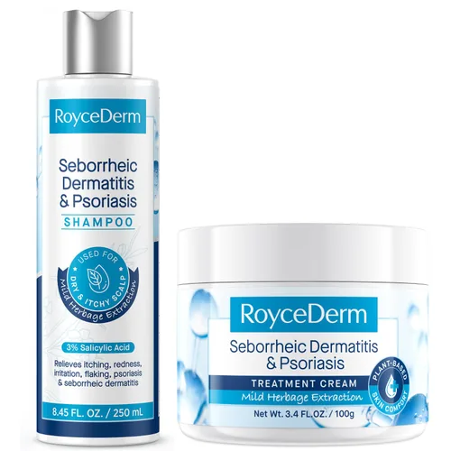 Miniatura 10 de Roycederm Champú para la psoriasis, champú para dermatitis seborreica, champú para foliculitis, champú para la caspa, tratamiento de la psoriasis