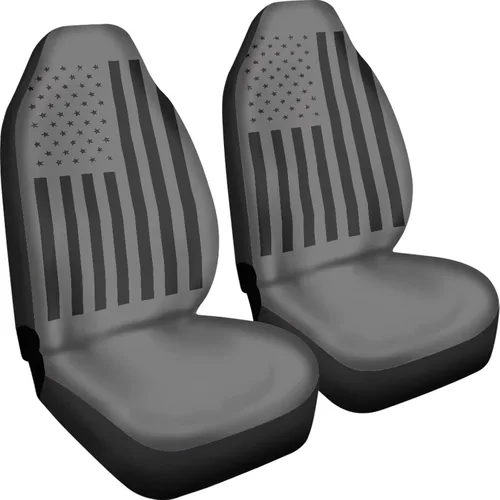Miniatura 4 de 2 fundas de asiento para automóviles con estampado de bandera americana del 4 de julio, color negro, accesorios para el interior del vehículo