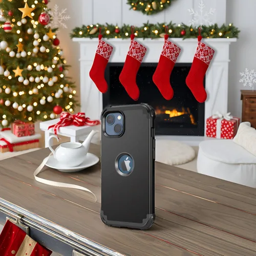 Miniatura 2 de IDweel Funda para iPhone 13 con Protector de Pantalla, para Funda iPhone 14, Híbrida Resistente a Golpes de Servicio Pesado Protección Cubierta Dura